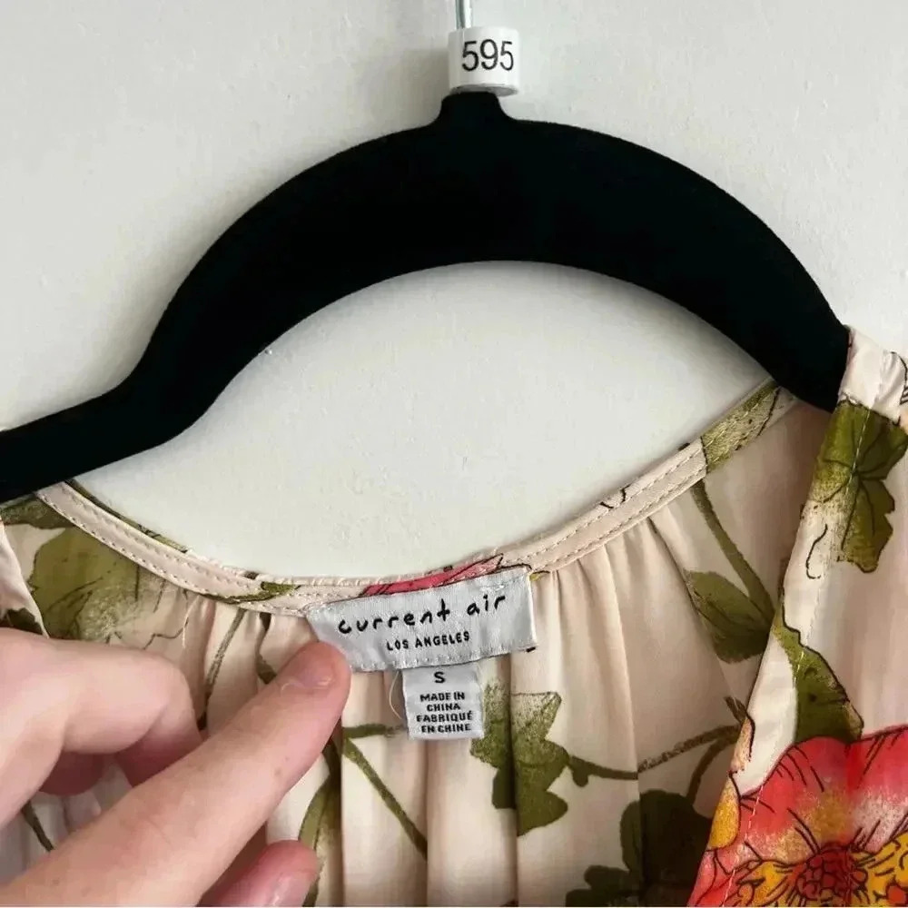 595 Current Air Los Angeles Floral Sleeveless Dress Size small - Picture 5 of 7